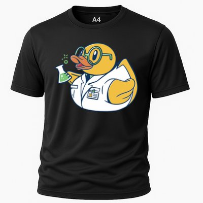 Scientist Rubber Duck Chemist Cooling Performance Crew T-Shirt