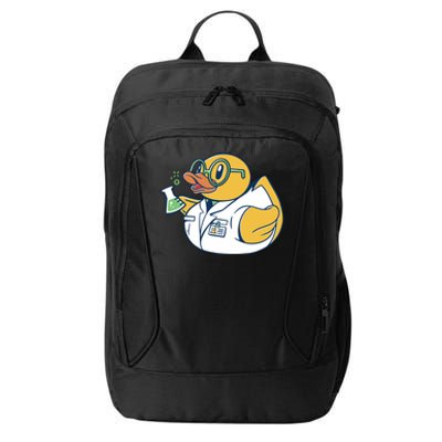 Scientist Rubber Duck Chemist City Backpack