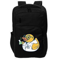 Scientist Rubber Duck Chemist Impact Tech Backpack