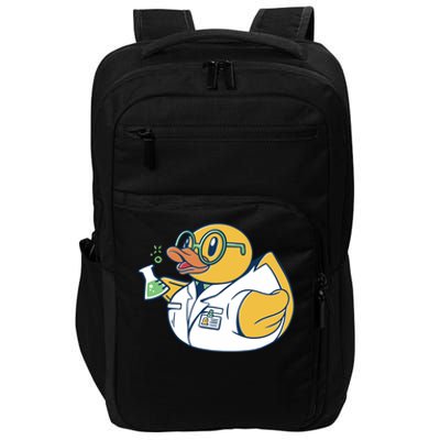 Scientist Rubber Duck Chemist Impact Tech Backpack