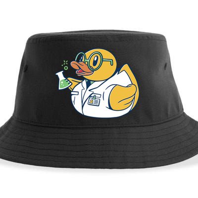 Scientist Rubber Duck Chemist Sustainable Bucket Hat