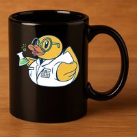 Scientist Rubber Duck Chemist 11oz C Handle Ceramic Mug