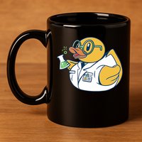 Scientist Rubber Duck Chemist 11oz C Handle Ceramic Mug