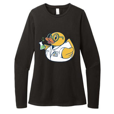 Scientist Rubber Duck Chemist Womens CVC Long Sleeve Shirt