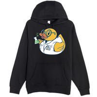 Scientist Rubber Duck Chemist Premium Pullover Hoodie