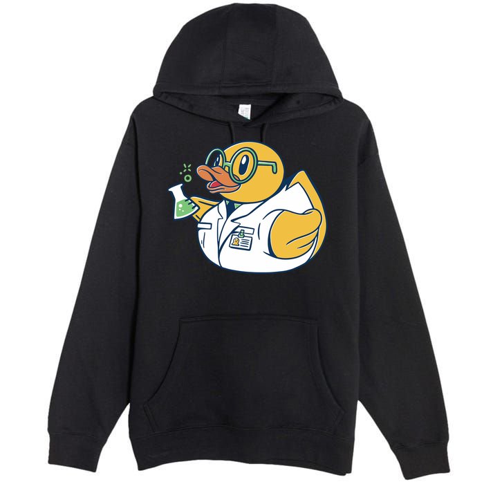 Scientist Rubber Duck Chemist Premium Pullover Hoodie