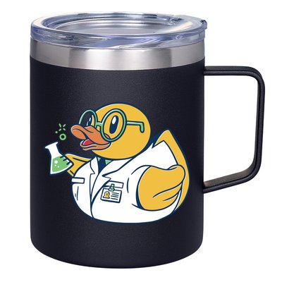 Scientist Rubber Duck Chemist 12oz Stainless Steel Coffee Mug