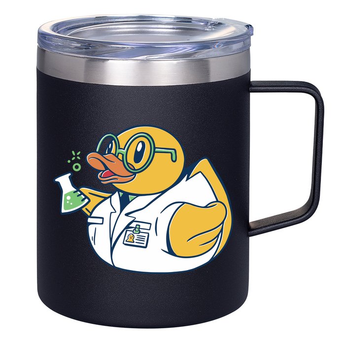 Scientist Rubber Duck Chemist 12oz Stainless Steel Coffee Mug