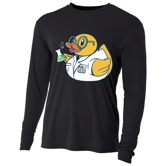 Scientist Rubber Duck Chemist Cooling Performance Long Sleeve Crew