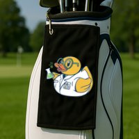 Scientist Rubber Duck Chemist Golf Towel