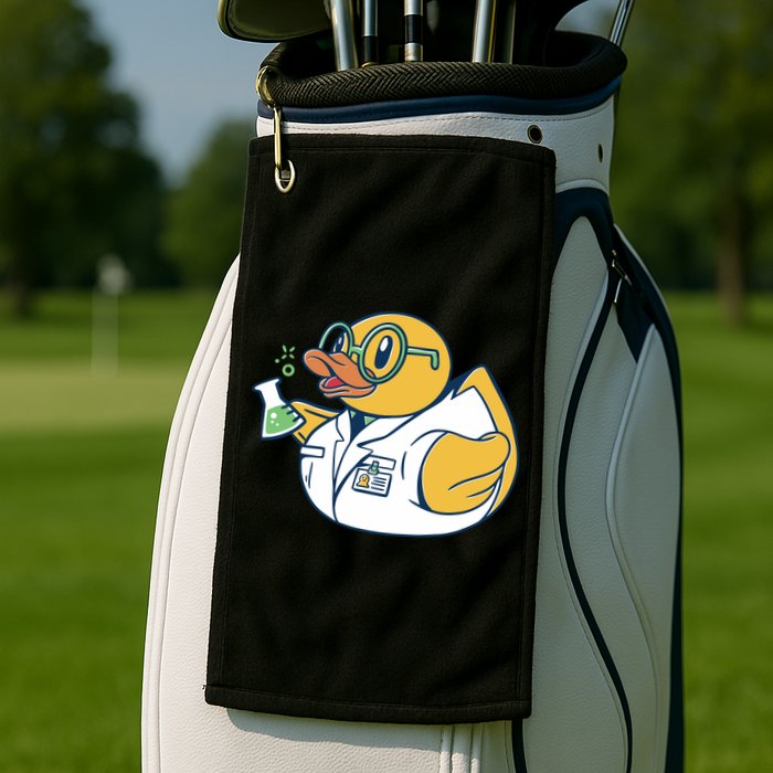 Scientist Rubber Duck Chemist Golf Towel