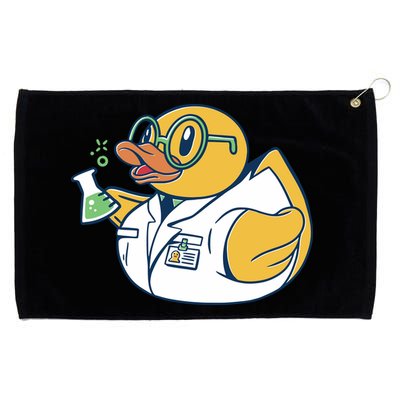Scientist Rubber Duck Chemist Grommeted Golf Towel