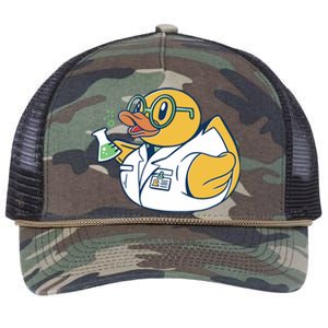 Scientist Rubber Duck Chemist Retro Rope Trucker Hat Cap