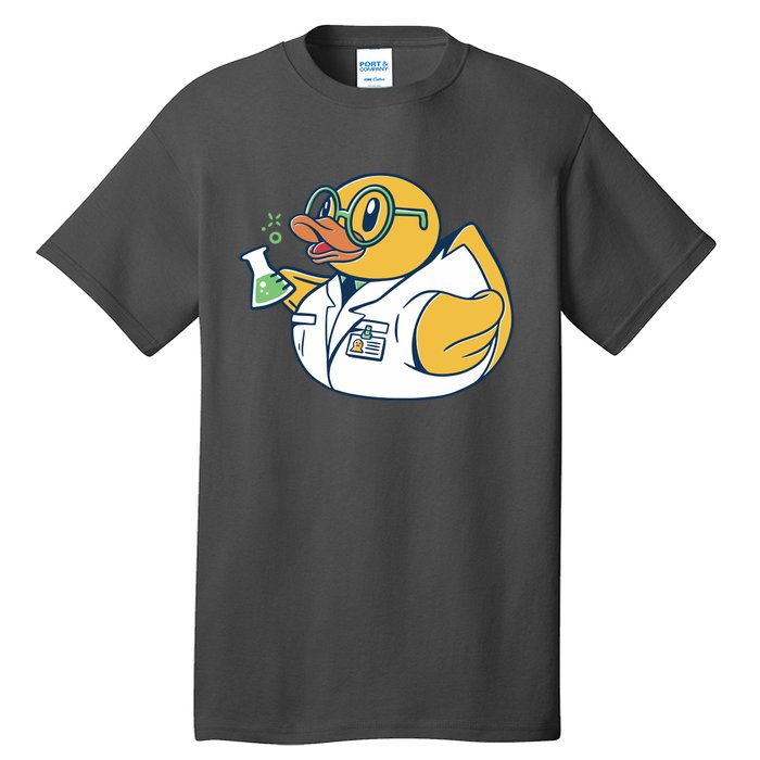 Scientist Rubber Duck Chemist Tall T-Shirt