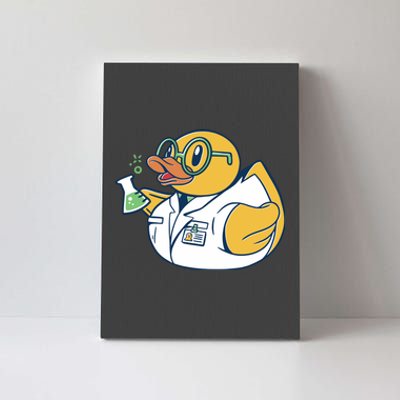 Scientist Rubber Duck Chemist Canvas