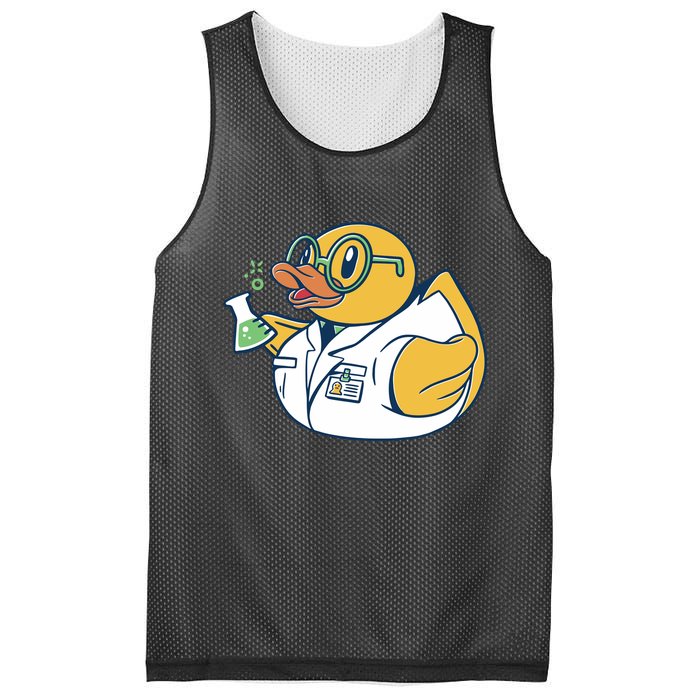 Scientist Rubber Duck Chemist Mesh Reversible Basketball Jersey Tank