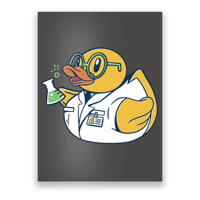 Scientist Rubber Duck Chemist Poster