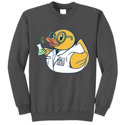 Scientist Rubber Duck Chemist Tall Sweatshirt