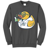 Scientist Rubber Duck Chemist Tall Sweatshirt