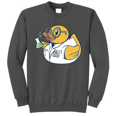 Scientist Rubber Duck Chemist Tall Sweatshirt