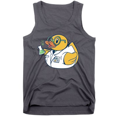 Scientist Rubber Duck Chemist Tank Top