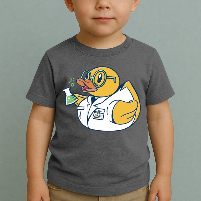 Scientist Rubber Duck Chemist Toddler T-Shirt