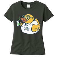 Scientist Rubber Duck Chemist Womens T-Shirt