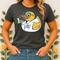 Scientist Rubber Duck Chemist Womens T-Shirt