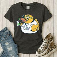 Scientist Rubber Duck Chemist Womens T-Shirt