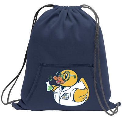 Scientist Rubber Duck Chemist Sweatshirt Cinch Pack Bag