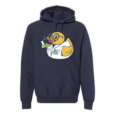 Scientist Rubber Duck Chemist Premium Hoodie