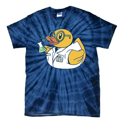 Scientist Rubber Duck Chemist Tie-Dye T-Shirt