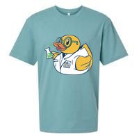 Scientist Rubber Duck Chemist Sueded Cloud Jersey T-Shirt
