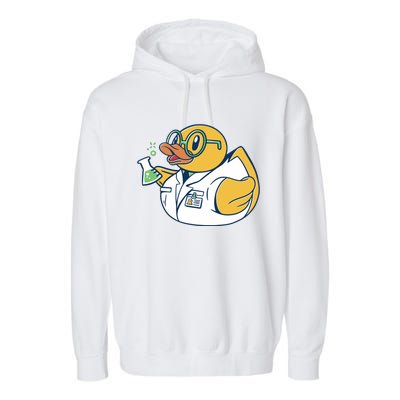 Scientist Rubber Duck Chemist Garment-Dyed Fleece Hoodie