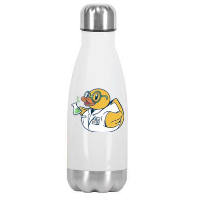 Scientist Rubber Duck Chemist Stainless Steel Insulated Water Bottle