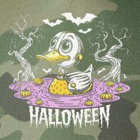 Spooky Rubber Duck Halloween Custome Cool Duckling Lover Legacy Tie Dye Trucker Hat