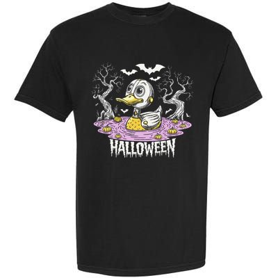 Spooky Rubber Duck Halloween Custome Cool Duckling Lover Garment-Dyed Heavyweight T-Shirt