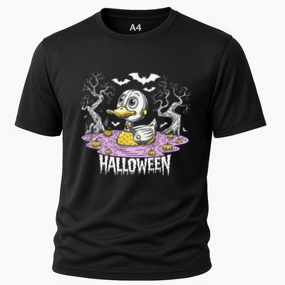 Spooky Rubber Duck Halloween Custome Cool Duckling Lover Cooling Performance Crew T-Shirt