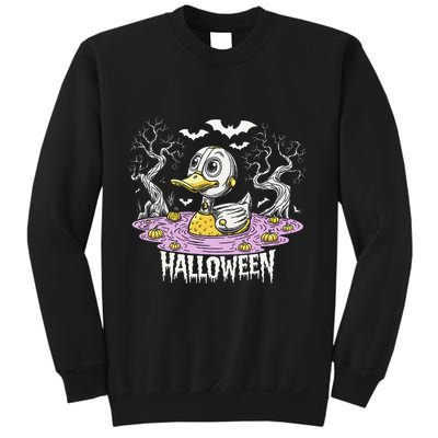 Spooky Rubber Duck Halloween Custome Cool Duckling Lover Sweatshirt