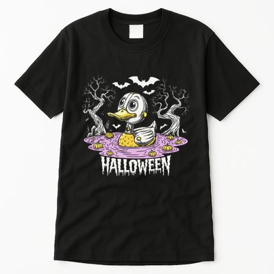 Spooky Rubber Duck Halloween Custome Cool Duckling Lover Tall T-Shirt