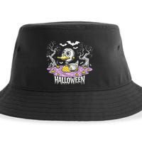 Spooky Rubber Duck Halloween Custome Cool Duckling Lover Sustainable Bucket Hat