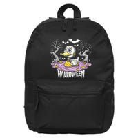 Spooky Rubber Duck Halloween Custome Cool Duckling Lover 16 in Basic Backpack