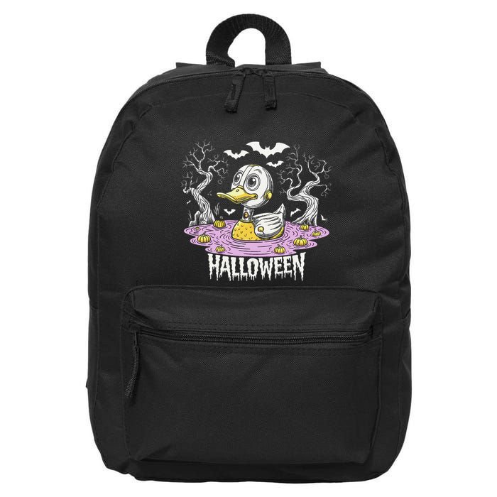 Spooky Rubber Duck Halloween Custome Cool Duckling Lover 16 in Basic Backpack