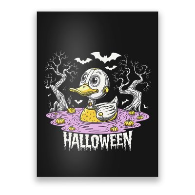 Spooky Rubber Duck Halloween Custome Cool Duckling Lover Poster