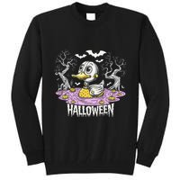 Spooky Rubber Duck Halloween Custome Cool Duckling Lover Tall Sweatshirt