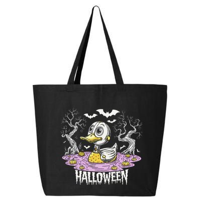 Spooky Rubber Duck Halloween Custome Cool Duckling Lover 25L Jumbo Tote