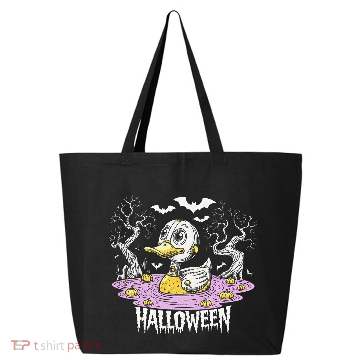 Spooky Rubber Duck Halloween Custome Cool Duckling Lover 25L Jumbo Tote