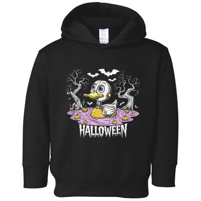 Spooky Rubber Duck Halloween Custome Cool Duckling Lover Toddler Hoodie