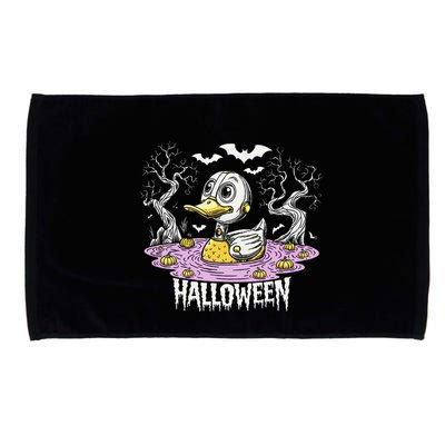 Spooky Rubber Duck Halloween Custome Cool Duckling Lover Microfiber Hand Towel