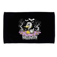 Spooky Rubber Duck Halloween Custome Cool Duckling Lover Microfiber Hand Towel